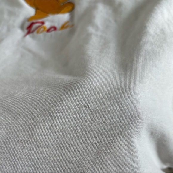 Vtg 90s Blitzz Intl. New York Winnie the Pooh S/S Tee Shirt XL White Embroidered - Picture 12 of 12